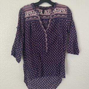 BCBGMaxAzria Camila Lightweight Cotton Top